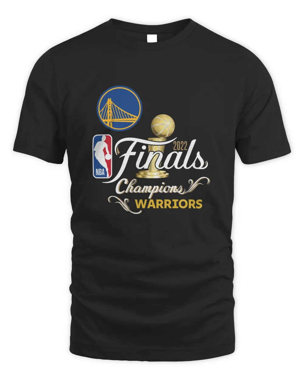 Golden State Warriors Hoodie Unisex Standard T-Shirt black s