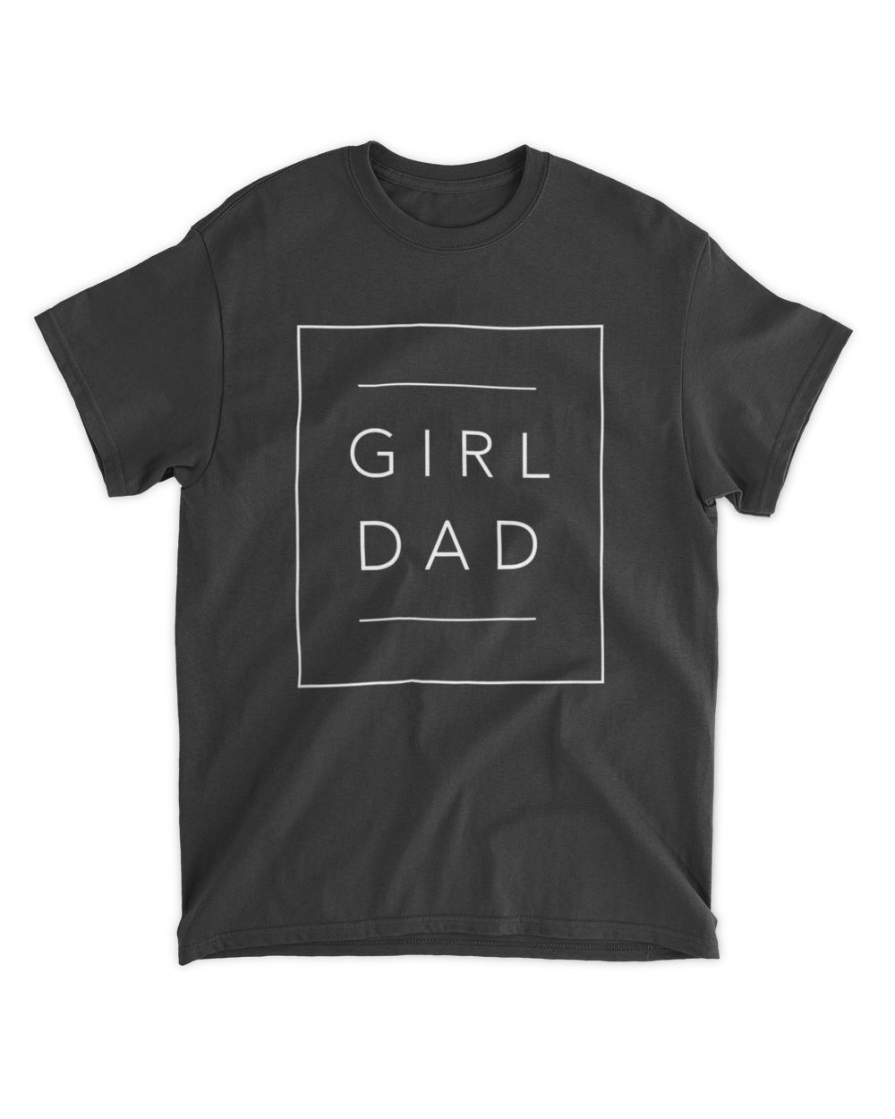Father of Girls Tee, Proud New Girl Dad T-Shirt Unisex Standard T-Shirt black s